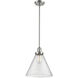 Franklin Restoration Cone 1 Light 12 inch Black Antique Brass Mini Pendant Ceiling Light in Incandescent, Seedy, Franklin Restoration